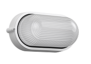 Светильник накаливания настенно-потолочный без решетки 60ВТ IP54 НПП1401 IEK овал белый