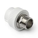 Муфта PP-R комбинированная под ключ НР 40-1 1/4" (белый) PROAQUA