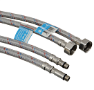 Подводка для смесителя (пара)   80 см 1/2"хМ10 (нерж. сталь) с ПВХ покрытием TР-сантехника 02.015-80 Подводка для смесителя (пара)   80 см 1/2"хМ10 (нерж. сталь) с ПВХ покрытием TР-сантехника 02.015-80