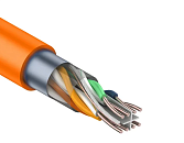 Кабель витая пара FTP 4х2х0.57 cat6e Cu ZH нг(А)-HF (оранжевый) REXANT