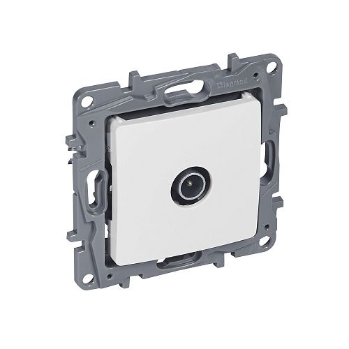 Розетка TV звезда 2дБ 0-2400мГц (белый) Etika Legrand/Daccord/ИЭК (672251)