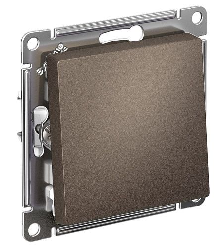 Выключатель 1кл сх.1 10АХ (мокко) ATLASDESIGN SE