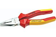 Плоскогубцы диэлектрические комбинированные 160мм до 1000В с режущей кромкой 41-160/44RV ORBIS