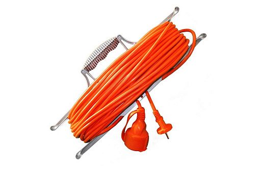 Удлинитель на рамке УШ-10 1 гнездо 40м ПВС 3х0.75 с/з 2200Вт 10А UNIVersal