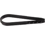 Дюбель-хомут ДХ 19-25 (черный) для круглого кабеля (100шт.) (Fortisflex)