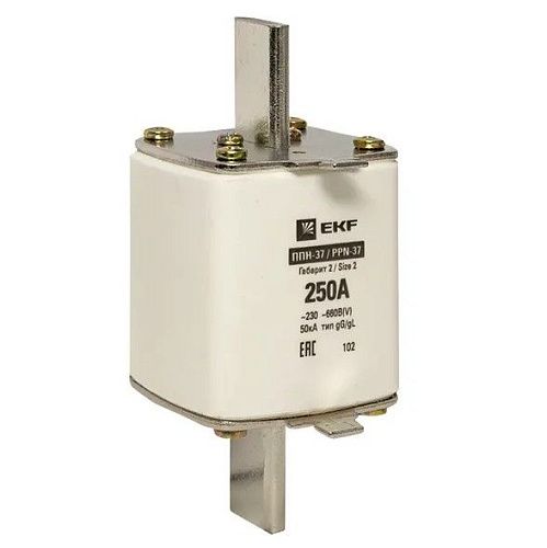 Плавкая вставка ППН-37 400/250А габарит 2 EKF PROxima