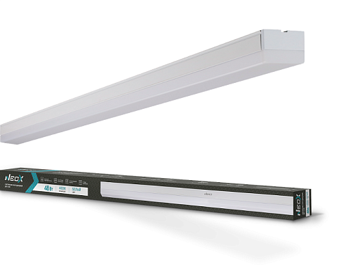 Светильник светодиодный ДБО-LINE 48Вт 4000К 4800Лм 1185x71х55мм 160гр 100Лм/Вт белый IP40 NEOX