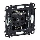 Розетка с заземлением с защитными шторками винтовой зажим Valena In'Matic Allure/Life Legrand (753029)