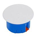 Коробка распаячная СУ для гипсокартона Ø80мм H=45мм с крышкой IP30 ТУСО Ruvinil