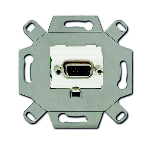 Механизм VGA.D-type 15 полюсов (альпийский белый) Busch-Jaeger ABB