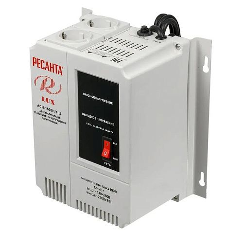 Стабилизатор АСН-1500 Н/1-Ц Lux 140-260В 220±8% IP20 настенный РЕСАНТА