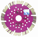 Диск отр. алмаз. 125*12*22.23 2.1 армир.бетон/бордюрный/натур камень/кирпичTractor TRIO-DIAMOND 