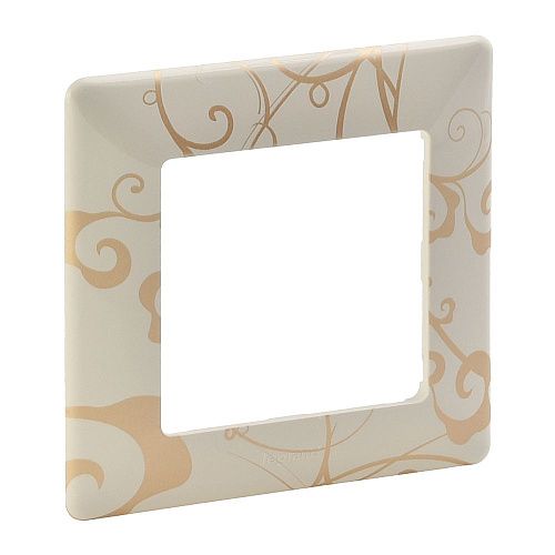 Рамка 1 пост (ампир бежевый) Valena Life Legrand (754111)