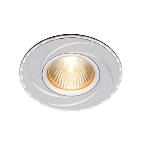 Светильник точечный неповоротный CAST 56 50Вт MR16 Øотв.98мм IP20 Max Light алюминиевое литье/серебро