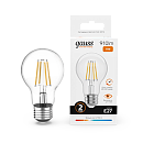 Лампа светодиодная ЛОН A60 11Вт 2700К 910Лм Е27 Filament GAUSS Elementary Лампа светодиодная ЛОН A60 11Вт 2700К 910Лм Е27 Filament GAUSS Elementary