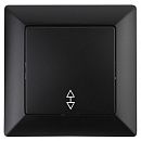 Переключатель 1кл на 2 направления 10А (антрацит) Intro Solo ЭРА (4-103-05)