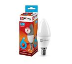 Лампа светодиодная свеча LED-СВЕЧА-VC C37 6Вт 4000К 570Лм Е14 IN HOME