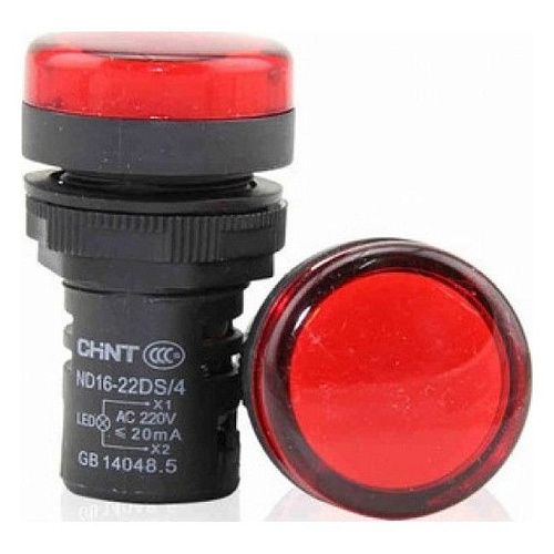 Индикатор ND16-22DS/4 красный AC 230В (R) CHINT