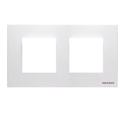 Рамка 2 поста N2272 BL (альпийский белый) Zenit ABB