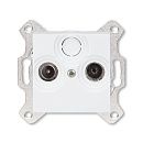 Розетка TV-R оконечная (белый) Levit ABB Розетка TV-R оконечная (белый) Levit ABB