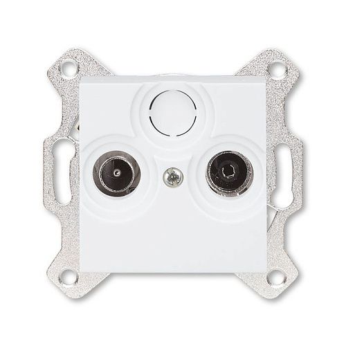 Розетка TV-R оконечная (белый) Levit ABB