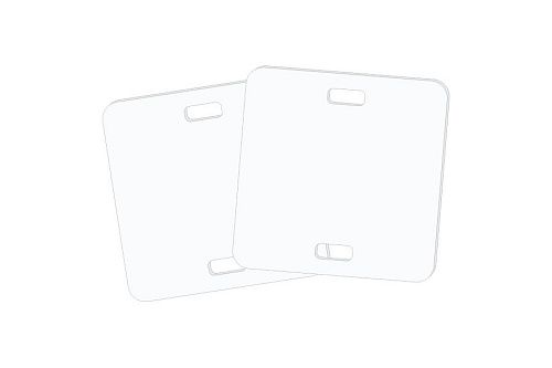 Бирка У-134 маркировочная квадратная 55х55мм