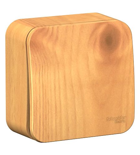 Выключатель ОУ 1кл с изолирующей пластиной (ясень) BLANCA SE