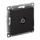 Розетка TV антенна коннектор (карбон) ATLASDESIGN SE