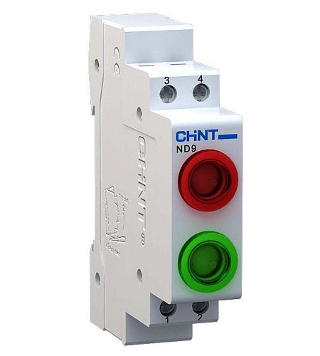 Индикатор ND9-2/gr AC/DC 230В (LED) (R) красн./зел. CHINT NEW!