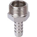 Штуцер никелированный НР 1/2"х10 STOUT