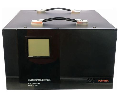 Стабилизатор АСН-10000/1-ЭМ 140-260В 220±2% IP20 напольный РЕСАНТА