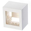 Цоколь для открытой установки на 1-2 модуля с рамкой N2991.1 BL (альпийский белый) Zenit ABB