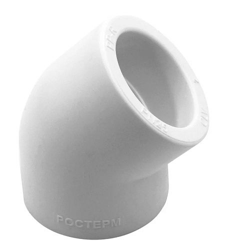 Уголок PP-R 45° РОСТерм профи 20 мм белый