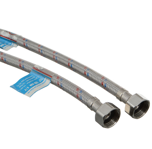 Подводка для воды 1/2"   80 см в/в (нерж. сталь) с ПВХ покрытием TР-сантехника 02.00-80