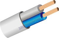 Провод установочный ПУГСП 2х1.5 РТ-кабель (ТУ)