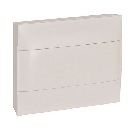 Бокс встраиваемый 12 мод. 385x328x103мм с N/PE непрозрачная дверь IP40 (белый) PRACTIBOX S Legrand (135541)