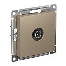 Розетка TV антенна коннектор (шампань) ATLASDESIGN SE