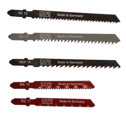 Набор пилок SORT 2000 (HC12\HG13\HGS14\MG11\MG12) для деревообработки и металлах (5шт/уп) WILPU