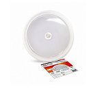 Светильник светодиодный накладной СПБ-2Д 14Вт 4000К 1100Лм Ø210х43мм IP40 с датчиком движения IN HOME белый круг