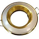 Светильник точечный неповоротный VULKAN 51 0 24 50Вт GU5.3 Ø90х5мм Øотв.76мм  ITALMAC золото/никель/золото УЦЕНКА