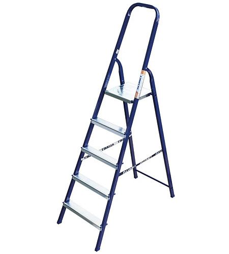 Стремянка 5 ступ. 103см (6.5 кг) металл М8305 АЛЮМЕТ