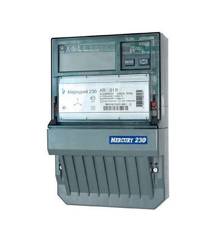 Счетчик электроэнергии Меркурий 230 AR-01 R 5-60А 380В трехфазный однотар на DIN-рейку Инкотекс дата выпуска 6-11мес