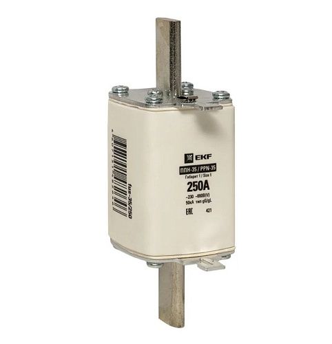 Плавкая вставка ППН-35 250/250А габарит 1 EKF PROxima