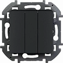 Выключатель 3кл (антрацит) INSPIRIA Legrand/Daccord (673643) 