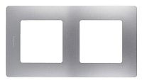 Рамка 2 поста (алюминий) Etika Legrand/Daccord/ИЭК (672552) Рамка 2 поста (алюминий) Etika Legrand/Daccord/ИЭК (672552)