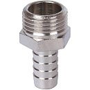 Штуцер никелированный НР 1/2"х12 STOUT