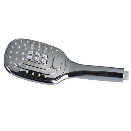 Лейка для душа 3-функциональная 100х130мм хром MELODIA MKP20600