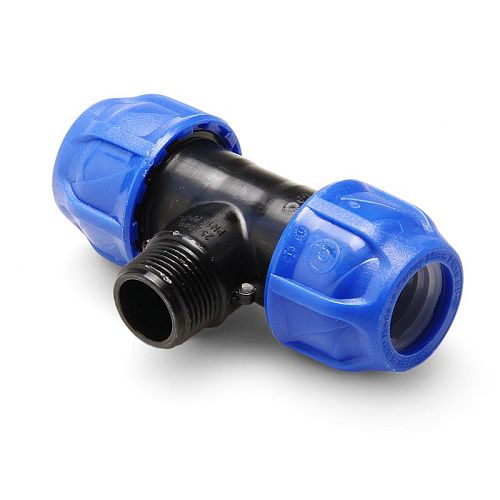 Тройник с наружной резьбой 25x1" POELSAN 10003023