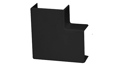 Поворот 90° для кабель-канала 25х16мм (черный) Ruvinil