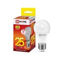 Лампа светодиодная ЛОН LED-A65-VC A60 25Вт 3000К 2380Лм Е27 IN HOME Лампа светодиодная ЛОН LED-A65-VC A60 25Вт 3000К 2380Лм Е27 IN HOME